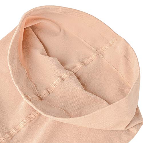 Medias de Ballet para Niños y Adultos (Medium(8-15 años), 1 Par Beige)