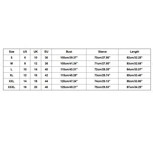MEIbax Larga Sudaderas con Capucha Mujer Sudadera Otoño Invierno/Primavera y Verano Estampada Vestido Manga Larga Hoodie Jersey Abrigos Pullover Camisetas Suéter Tops con Bolsillo Calle Deporte