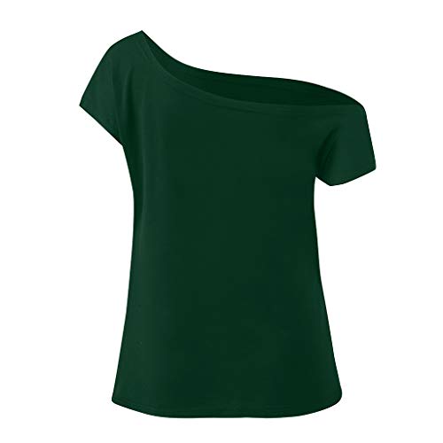 MEIbax Mujer Camiseta Tirantes Verano/Hombro sin Tirantes Color sólido/Mujeres Camisetas sin Mangas Tank Tops Dama Blusa Camisas Chaleco Deportiva Deporte Gimnasio Casual Suelta