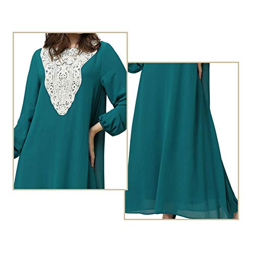 Meijunter Vestido de Mujer Musulmana - Elegante Traje Arabe Ropa Etnica Islámico de Abaya
