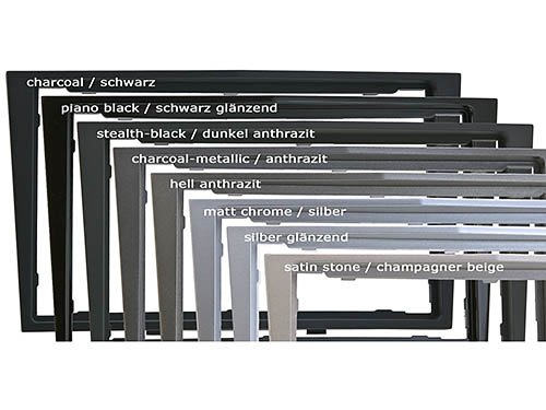 meins24 ohg - Módulo doble DIN (compatible con OPEL Astra H, Corsa D, Zafira B, Antara, Tigra, Astra Twin Top), color gris metálico