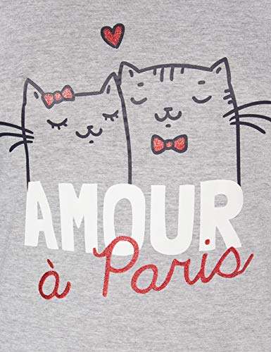 Melissa Brown AF.Adore.pl3 Juego de Pijama, Gris Chine/Marine.S para Mujer