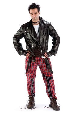Mens Costume: Tartan Punk Trousers by Palmer Agencies Ltd
