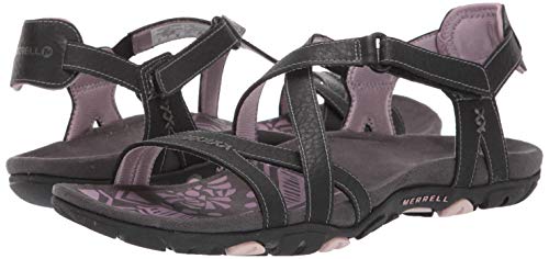 Merrell SANDSPUR Rose, Zapatillas Deportivas Mujer, Black/Lilac, 41 EU