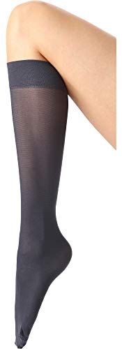 Merry Style Calcetines Medias Hasta la Rodilla Lencería Mujer MSSST8001 (Jeans Oscuros, Talla única)