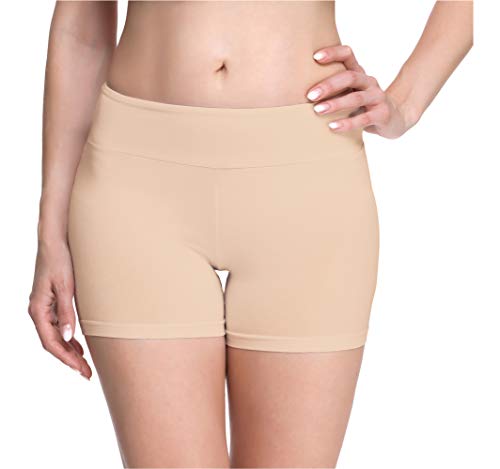 Merry Style Culote de Ciclismo Mallas Cortas Leggins Mujer MS10-284(Beige,XS)
