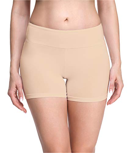 Merry Style Culote de Ciclismo Mallas Cortas Leggins Mujer MS10-284(Beige,XS)