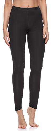 Merry Style Leggins Largos Mallas Deportivas Mujer MS10-198 (Negro, XXL)
