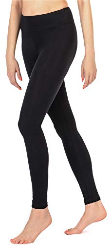 Merry Style Leggins Largos Mallas Deportivas Mujer MS10-221 (Negro, 4XL)