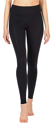 Merry Style Leggins Largos Mallas Deportivas Mujer MS10-221 (Negro, 4XL)