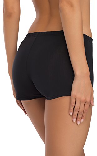 Merry Style Shorts Bañadores Deportivos Trajes de Baño Mujer Modelo L23L1 (Negro (9240), 36)