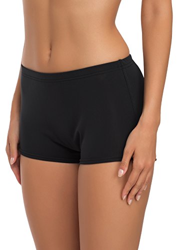 Merry Style Shorts Bañadores Deportivos Trajes de Baño Mujer Modelo L23L1 (Negro (9240), 36)
