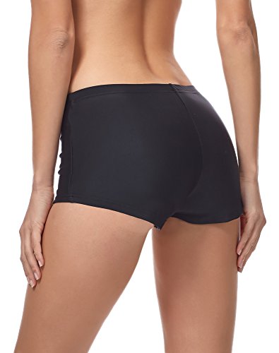 Merry Style Shorts de Bikini Ba?adores Pantalones Cortos Mujer MSVR7 (Negro (9240), 42)