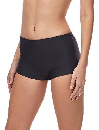 Merry Style Shorts de Bikini Ba?adores Pantalones Cortos Mujer MSVR7 (Negro (9240), 46)