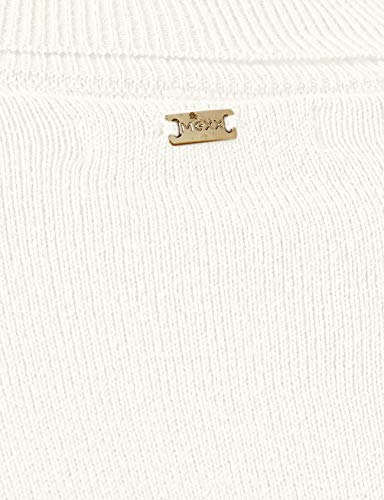 Mexx Roll Neck Sweater Cashmere Blend suéter, Blanc De Blanc, M para Mujer