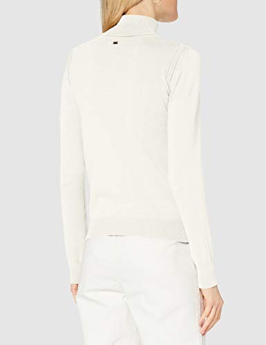 Mexx Roll Neck Sweater Cashmere Blend suéter, Blanc De Blanc, M para Mujer
