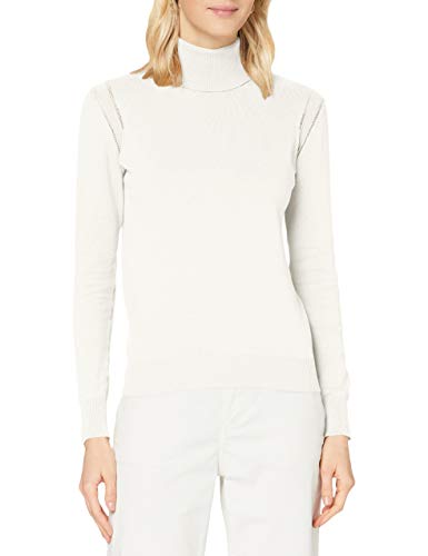 Mexx Roll Neck Sweater Cashmere Blend suéter, Blanc De Blanc, M para Mujer