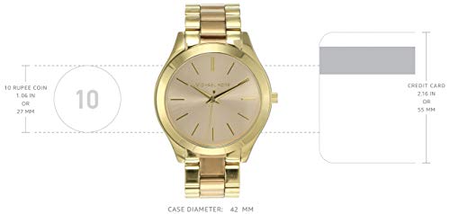 Michael Kors Reloj Analogico para Mujer de Cuarzo con Correa en Acero Inoxidable MK3493