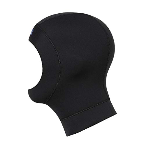 Milageto Traje de Neopreno de 3 Mm, Capucha, Buceo, Surf, Buceo, Snorkel, Gorra Térmica - S