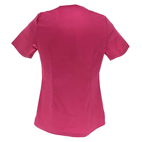 MISEMIYA - Casaca ELÁSTICA SEÑORA Uniforme Laboral Estética CLINICA Hospital Dentista Veterinaria Sanitarios HOSTELERÍA - Ref.G715 - XS, Fucsia