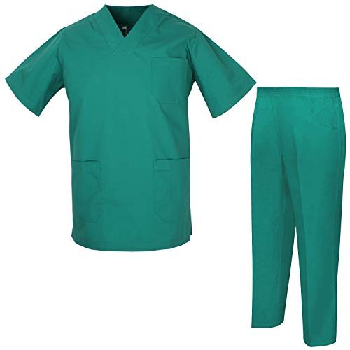 MISEMIYA - Pijama Sanitario Unisex Uniformes Sanitarios Uniformes Médicos 817-8312 - M, Casaca Sanitarios 817-2 Blanco