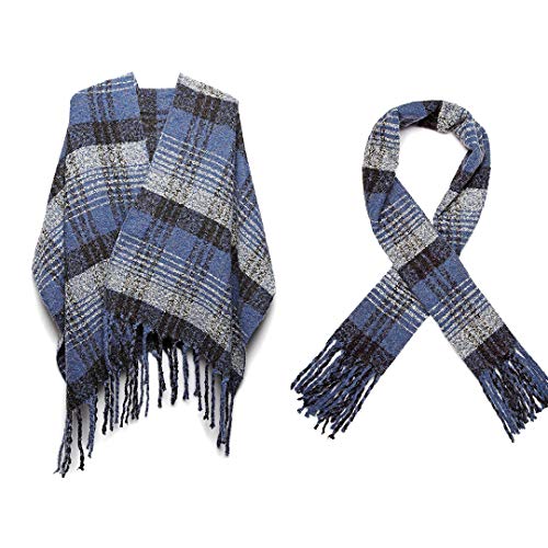 Miss Lulu Bufanda Mujer Tartán CálidoMujer Mantas Larga Enrejado Mantón Invierno