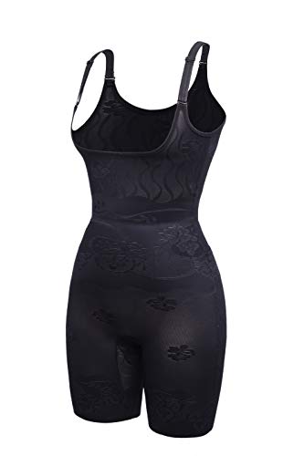 MISS MOLY Lenceria Moldeadora Mujer Faja Reductora Body Reductor Mujer Abdomen Busto Abierto Corsé sin Costuras Shapewear Cómodo y Ligero Adelgazante Bodysuit