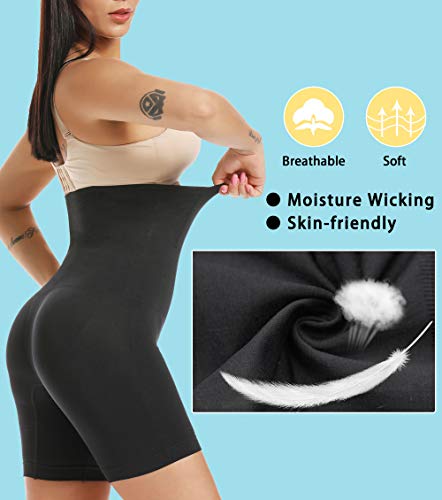 MISS MOLY Mujer Faja Pantalón Cintura Alta Invisible Shapewear Adelgazante Abdomen 4 Steel Bones Body Shaper Interior Pantalones Moldeadores Fajas Reductoras Cortos Bragas Lencería Braguita