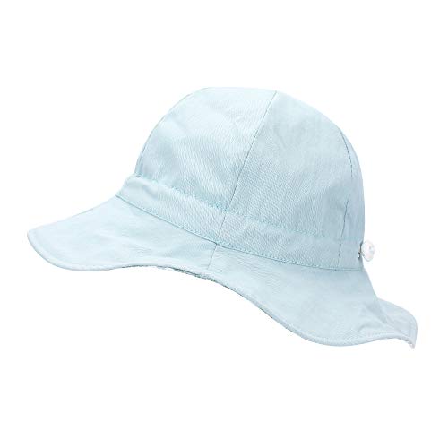 MK MATT KEELY Sombrero Bebe Verano Al Aire Libre Sombrero de Sol Reversible Gorra de Playa Plegable para Niños con Correa Ajustable, Edad 1-3