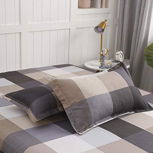 MMHJS Funda Nórdica Estampada De Estilo Europeo Adecuado para Cama Individual Y Cama Doble Disponible En 4 Tamaños, Suave Y Cómodo