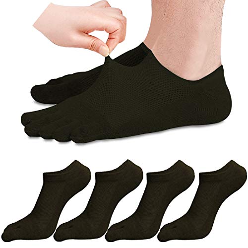 Calcetines para hombre con dedos de los pies, calcetines separados para los  dedos, calcetines deportivos y comerciales de algodón para hombres, UE  39-44, 3/4/5 pares