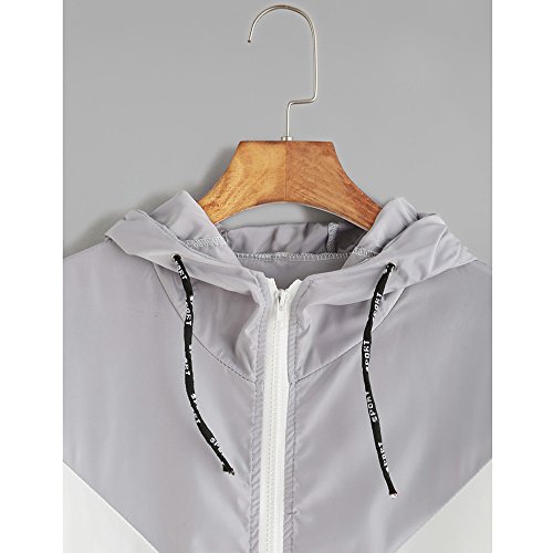 Modelo De Moda Mujeres Manga Larga Patchwork Piel Fina Trajes con Capucha Cremallera Escudo Casual Deportivo Sudadera con Capucha Superior riou