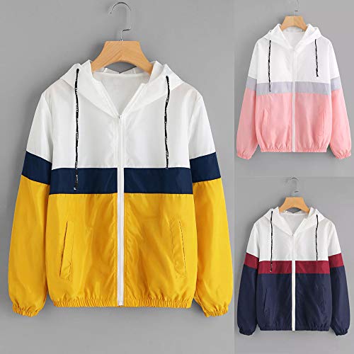 Modelo De Moda Mujeres Manga Larga Patchwork Piel Fina Trajes con Capucha Cremallera Escudo Casual Deportivo Sudadera con Capucha Superior riou