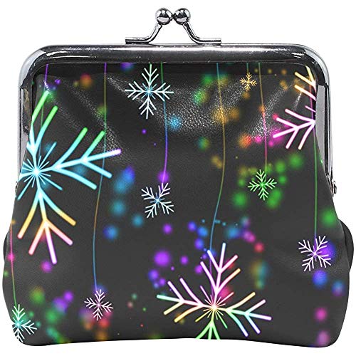 Monedero Colorido de los Copos de Nieve para niños Monedero Monedero Monedero