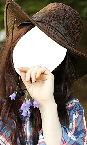 Montaje de la foto del vaquero