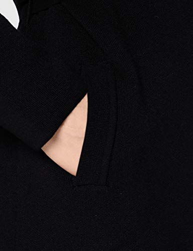Morgan Gilet Long Bicolore Ceinturé Mbass Suéter, Gris Chine/Noir, TL para Mujer