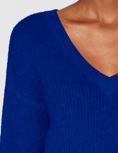 Morgan Pull Chaud Col V Matilda Suéter, Bleu ROI, TM para Mujer