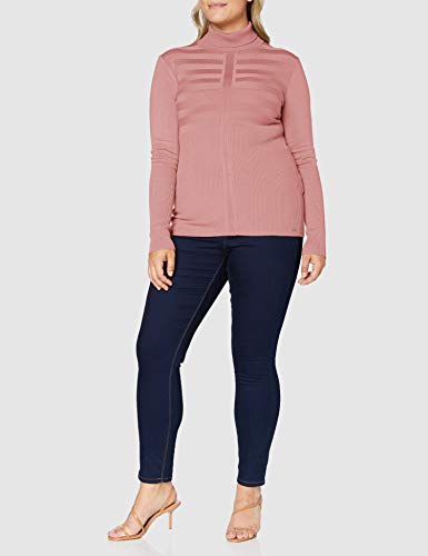 Morgan Pull Col Roulé Mentos suéter, Rose Pale, TM para Mujer