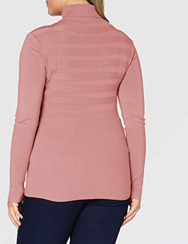Morgan Pull Col Roulé Mentos suéter, Rose Pale, TM para Mujer