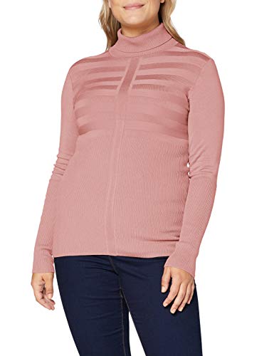 Morgan Pull Col Roulé Mentos suéter, Rose Pale, TM para Mujer