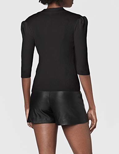 Morgan Pull Fin Manches 3/4 Zip Marina Suéter, TM para Mujer