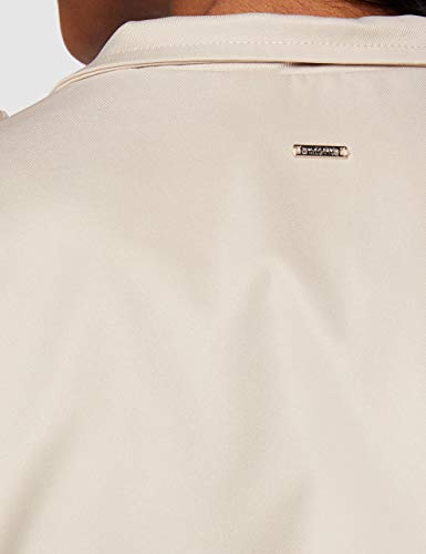 Morgan Robe Petites Manches RELITA Vestido Informal, Color Beige, 38 para Mujer