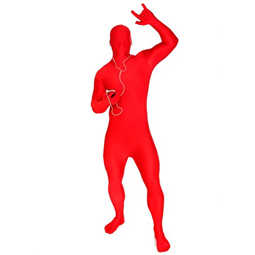 Morphsuits- Msuit Segunda Piel Disfraces para adultos, Color rojo, L (STSREL) , color/modelo surtido