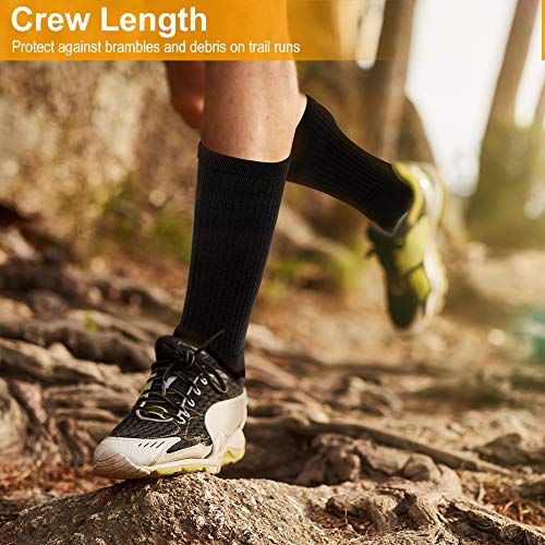 MOSOTECH Calcetines Deporte Hombre, 5 Pares Calcetines Hombres Para Running, Ciclismo, Caminata, Senderismo - Cojín Engrosado, Anti Ampolla, Soporte Para el Arco, Talla 41-46