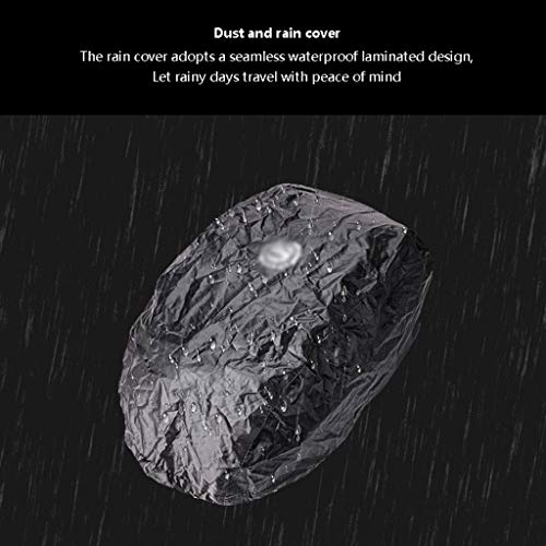 Motocicleta Casco Mochila Impermeable Ciclismo Ocio Bolsa de Viaje,Bolso de Hombro para Almacenar Teléfonos Móviles,Ropa,Computadoras Portátiles,Cascos y Más,reflectante,Doble Propósito(46x26x18cm)