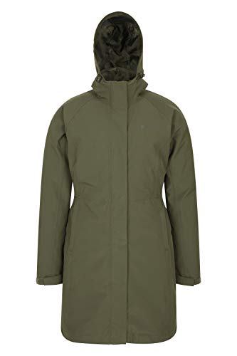 Mountain Warehouse Chaqueta Larga de Invierno 3 en 1 para Mujer de Alaskan Caqui 34