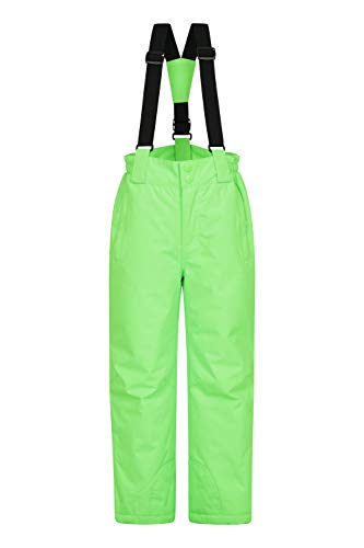 Mountain Warehouse Conjunto de esquí con Chaqueta y Pantalones para niños - A Prueba de Nieve, Bolsillos Delanteros, Forro Polar y faldón paranieves - para Snowboard, Invierno Azul Marino 3-4 Años