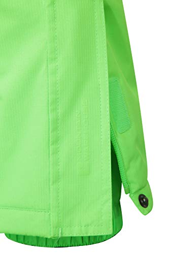 Mountain Warehouse Conjunto de esquí con Chaqueta y Pantalones para niños - A Prueba de Nieve, Bolsillos Delanteros, Forro Polar y faldón paranieves - para Snowboard, Invierno Azul Marino 3-4 Años