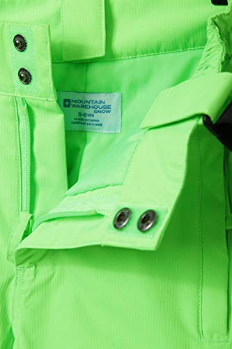 Mountain Warehouse Conjunto de esquí con Chaqueta y Pantalones para niños - A Prueba de Nieve, Bolsillos Delanteros, Forro Polar y faldón paranieves - para Snowboard, Invierno Azul Marino 3-4 Años