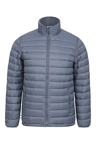 Mountain Warehouse Correspondent Hombres Abajo 3 en 1 Chaqueta - Abrigo Acolchado, Impermeable, Prendas de Abrigo Transpirables, Capucha Desmontable - Ropa de Invierno Azul XXL